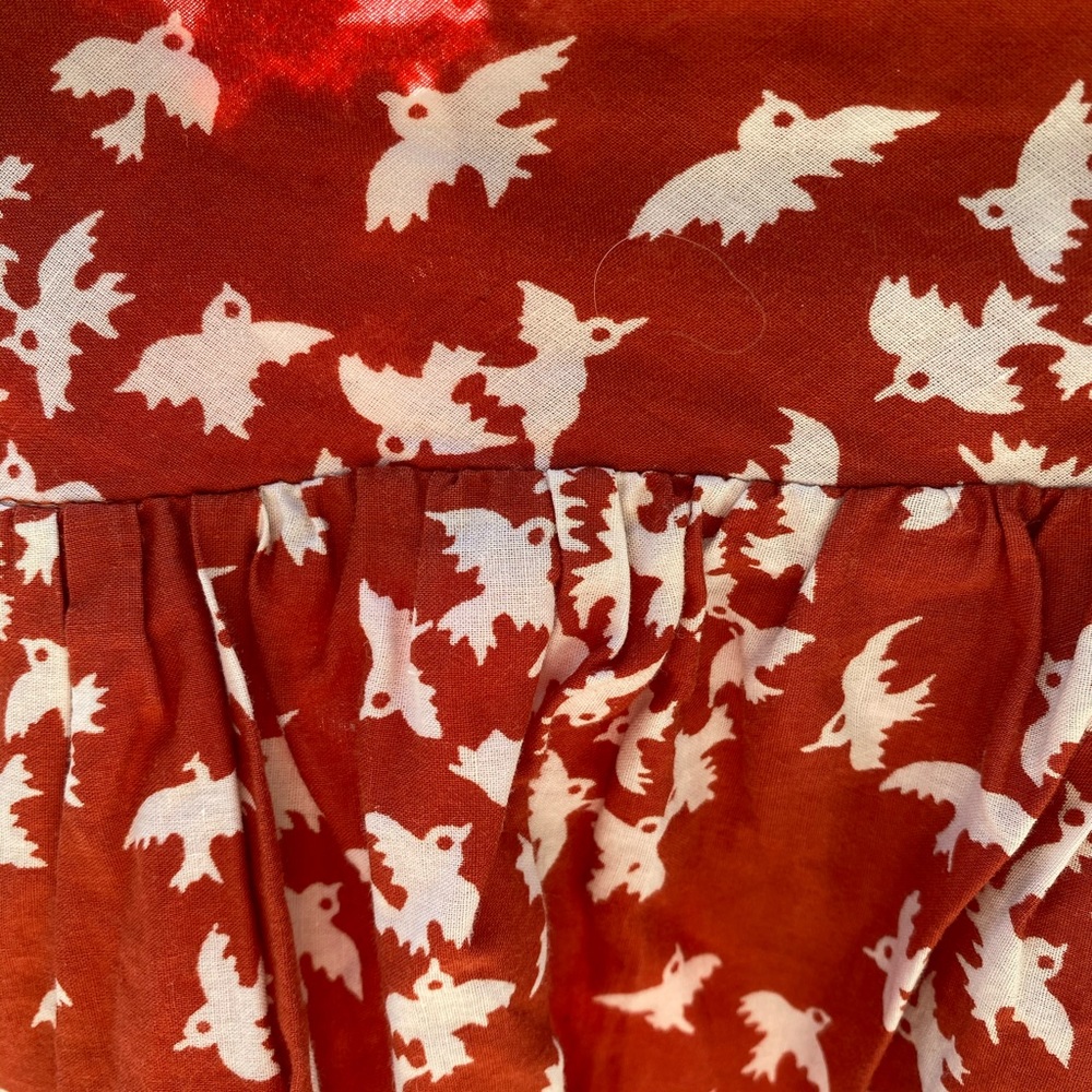 Bird Pattern Skirt - Picture 2 of 5